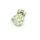 14k White Gold Diamond Earrings | 2.07ctw Round Natural Diamonds, 9mm