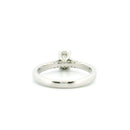 0.75ctw Oval-Cut Diamond Hidden Halo Engagement Ring in 14K White Gold – Elegant Bridal Ring