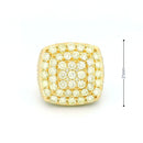 14k Yellow Gold Diamond Ring | 9.00ctw Natural Diamonds, Men’s Luxury Statement Ring