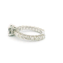 14k White Gold Women’s Diamond Ring | 1.60ctw Natural White Diamonds, 7mm