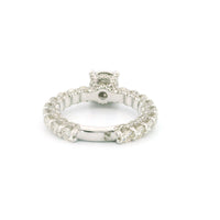 14k White Gold Women’s Diamond Ring | 1.60ctw Natural White Diamonds, 7mm