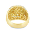Men’s Champion Ring – 14K Yellow Gold with 4.35 Ctw Natural White Diamonds | Statement Luxury Ring