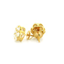 14k Yellow Gold Diamond Earrings | 2.00ctw Round Natural Diamonds, 10mm