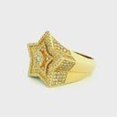 14k Yellow Gold Men’s Champion Ring | 2.02ctw Natural White Diamond