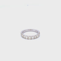 14K White Gold with 1.50CTW Natural White Diamond Women's Ring