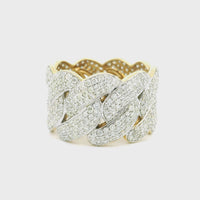 Men’s Iced Out Cuban Ring