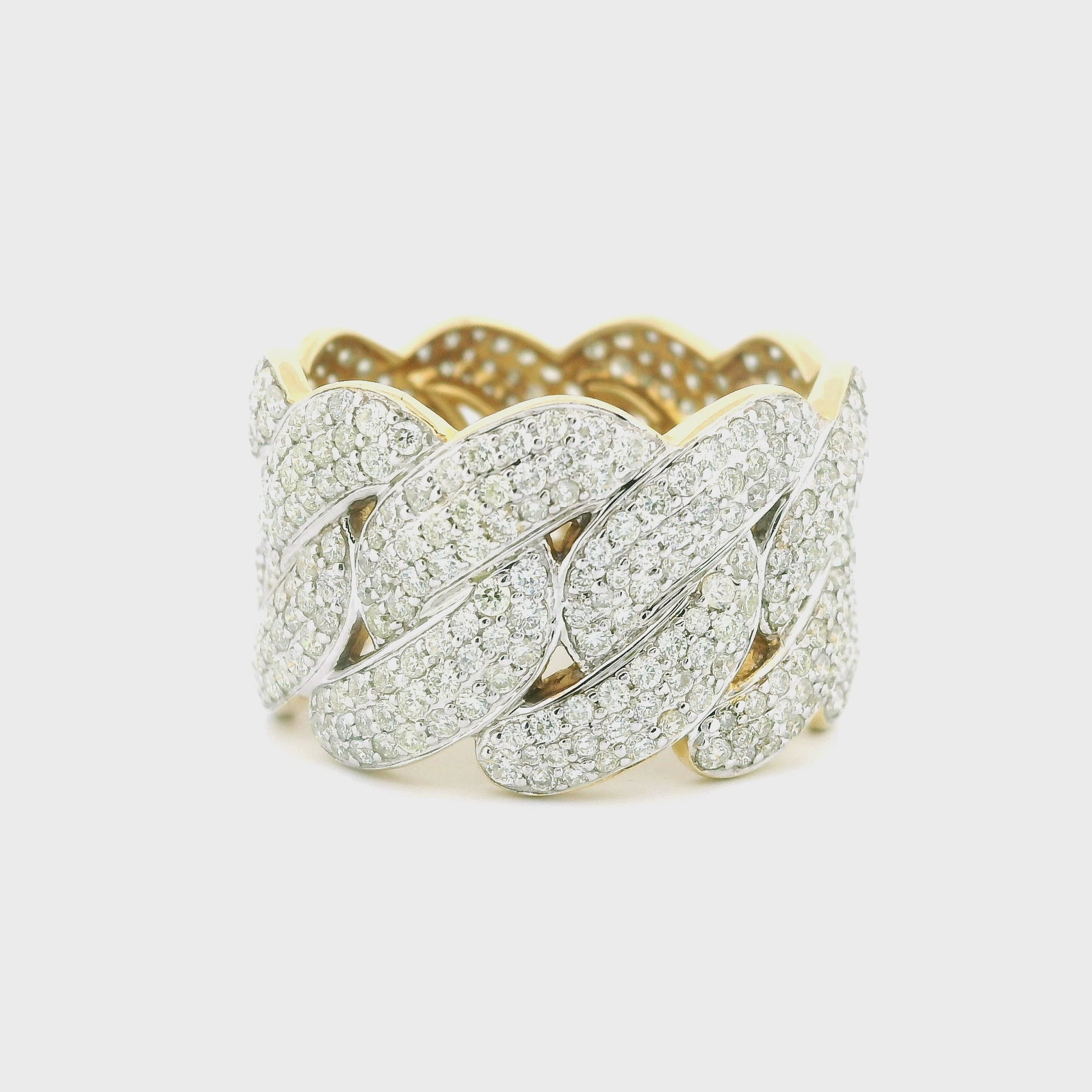 Men’s Iced Out Cuban Ring