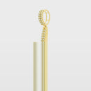 14k Yellow Gold Diamond Pendant | 2.20ctw Round Natural Diamonds, 44mm