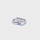 14K White Gold Women's Ring with 1.46CTW Natural White Diamonds