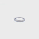 14K White Gold with 0.56CTW Natural White Diamond Ring