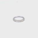 14K White Gold with 0.90CTW Natural White Diamond Women's Ring