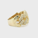 14K Yellow Gold with 1.81CTW Natural White Diamond Men's Ring