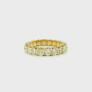 14k Yellow Gold Women’s Diamond Ring | 4.72ctw Natural White Diamonds, 4mm
