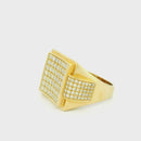 14k Yellow Gold Men’s Champion Ring | 1.95ctw Natural White Diamond
