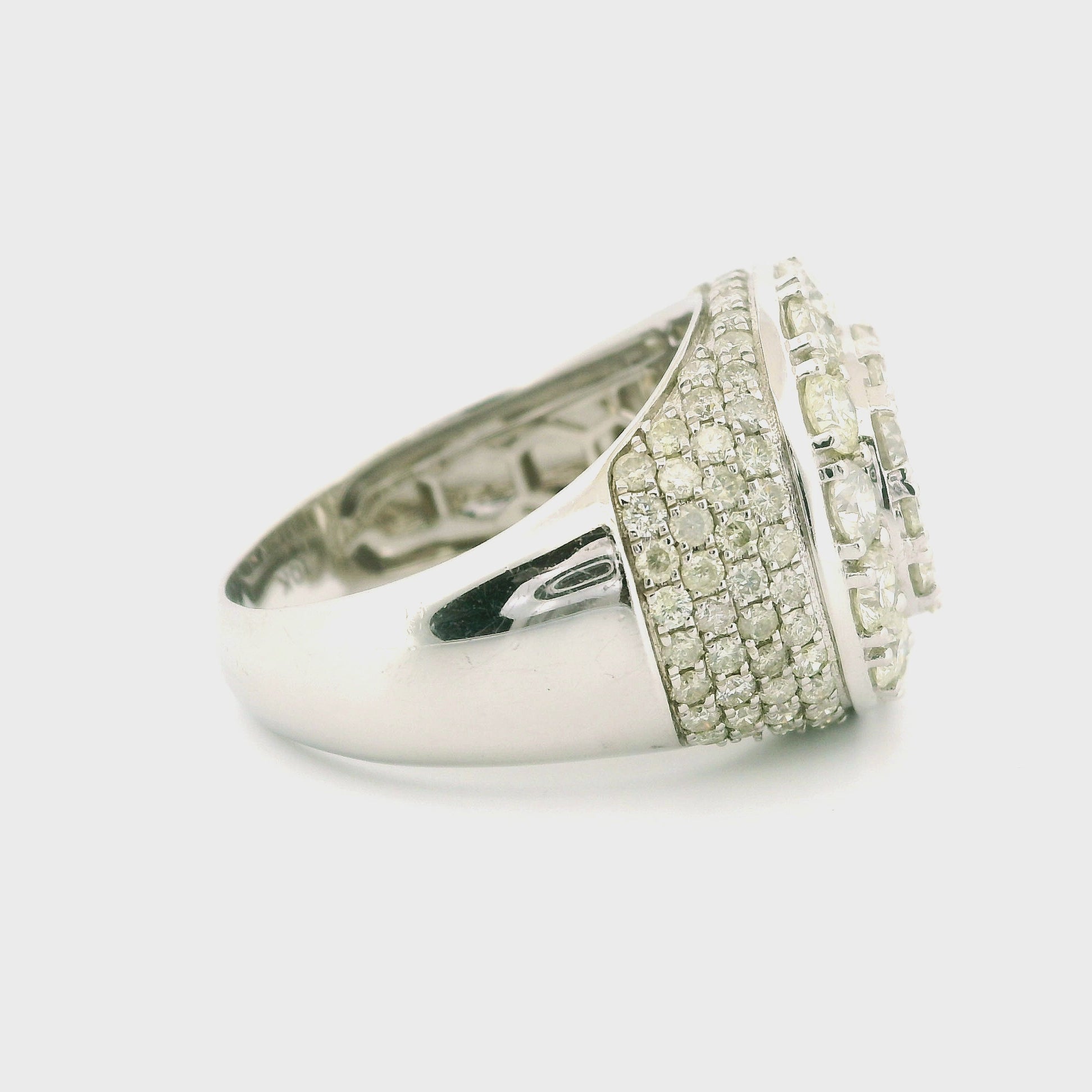 10k Rose Gold Men’s Champion Ring | 4.61ctw Natural Diamond