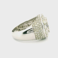 4.61ctw Round-Cut Diamond Men’s Pinky Ring in 10K Gold – Bold Luxury Jewelry