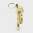 14K Gold Jesus Head Pendant with 5 CTW Natural VS White Diamonds