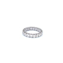 14K White Gold Women's Ring with 4.7CTW Natural White Diamond