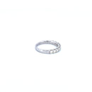 14K White Gold with 0.90CTW Natural White Diamond Women's Ring