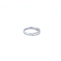 14K White Gold with 0.90CTW Natural White Diamond Women's Ring