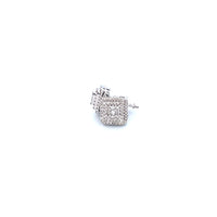 14K White Gold Earrings with 0.68CTW Natural White Diamond