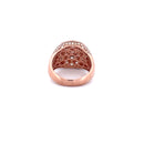 10K Rose Gold with 4.61CTW Natural White Diamond Men's Pinky Ring