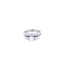 14K White Gold Women's Ring with 1.15CTW Natural White Diamonds