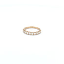 14K Yellow Gold with 0.92CTW Natural White Diamond Women's Ring