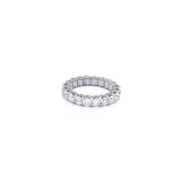 14K White Gold Women's Ring with 4.7CTW Natural White Diamond