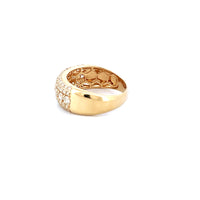 14K Yellow Gold Men's Pinky Ring with 2.13CTW Natural White Diamonds