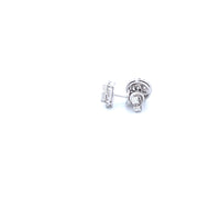 14K White Gold Earrings with 0.90CTW Natural White Diamond