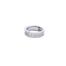 14K White Gold with 2.25CTW Natural White Diamond Women's Ring