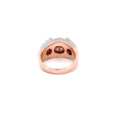 14K Rose Gold Men's Pinky Ring with 2.01CTW Natural White Diamonds