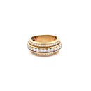 10K Yellow Gold Men's Pinky Ring with 2.50CTW Natural White Diamonds