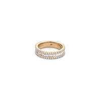 14K Yellow Gold with 2.2CTW Natural White Diamond Women's Ring