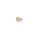 14K Yellow Gold Earrings with 0.80CTW Natural White Diamond