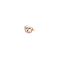 14K Yellow Gold Earrings with 0.80CTW Natural White Diamond