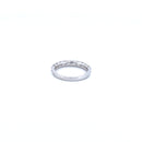 14K White Gold with 0.90CTW Natural White Diamond Women's Ring