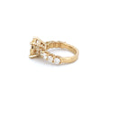 14K Yellow Gold Women's Ring with 3.80CTW Natural White Diamonds