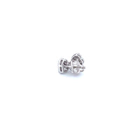 14K White Gold Earrings with 0.26CTW Natural White Diamond