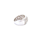 14K White Gold Men's Pinky Ring with 1.41CTW Natural White Diamonds