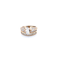 14K Yellow Gold Women's Ring with 2.00CTW Natural White Diamonds