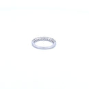 14K White Gold with 0.66CTW Natural White Diamond Women's Ring