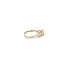 14K Yellow Gold Women's Ring with 0.85CTW Natural White Diamonds