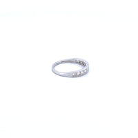 14K White Gold with 0.56CTW Natural White Diamond Ring