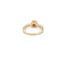 14K Yellow Gold with 1.17CTW Natural White Diamond Women's Ring