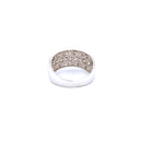 14K White Gold Men's Pinky Ring with 1.41CTW Natural White Diamonds