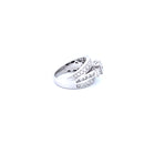 14K White Gold Women's Ring with 3.00CTW Natural White Diamonds