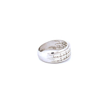 14K White Gold Men's Pinky Ring with 1.21CTW Natural White Diamonds