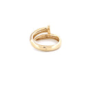 14K Yellow Gold Men's Pinky Ring with 1.14CTW Natural White Diamonds